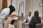 ارائه خدمت در مراکز خدمات جامع سلامت مرکز بهداشت جنوب تهران در بیست و هفتمین روز از آغاز در جنگ تحمیلی